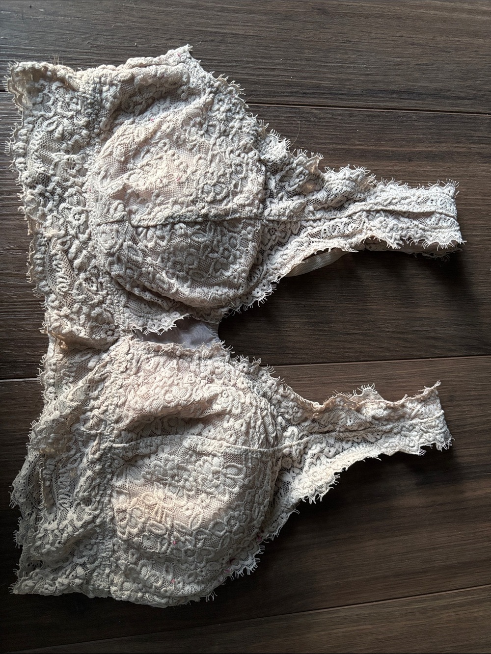 Aerie Lace Bralette in Soft Beige